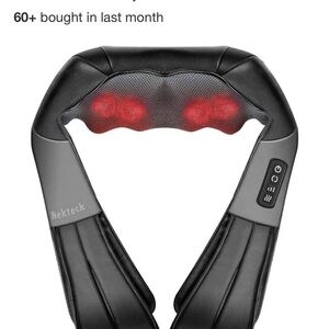 Nekteck Black Neck Massager with Heat